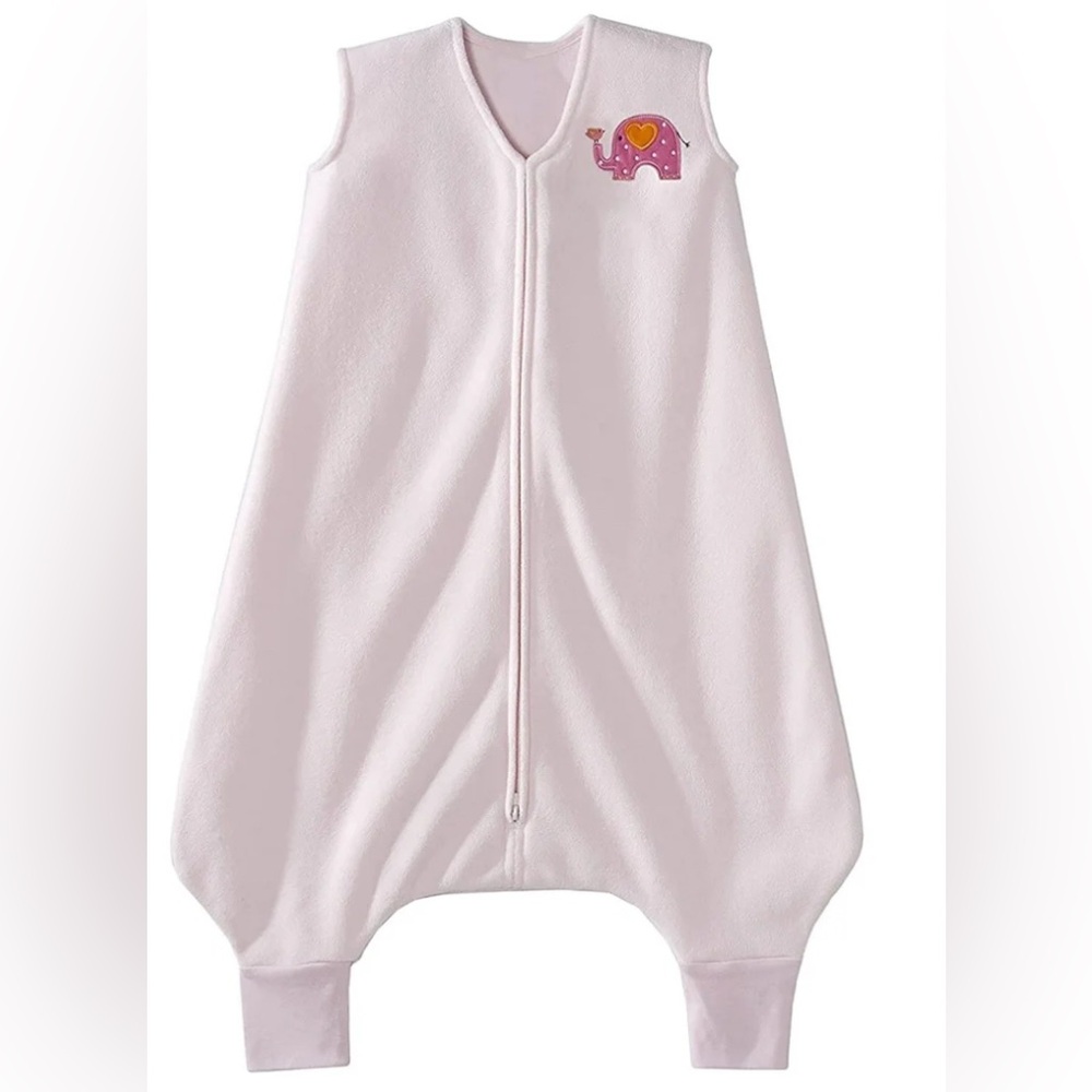HALO SleepSack Big Kids Microfleece - Pink Elephant (4/5T)